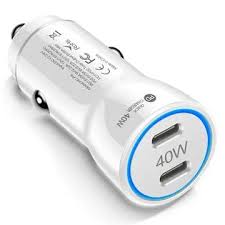 40W Dual-Port Car Charger